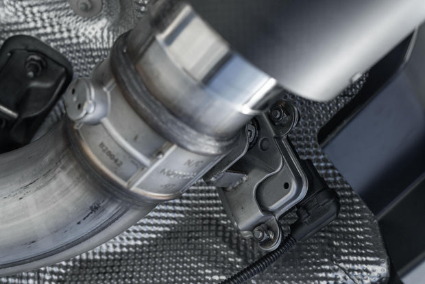 20-Up Toyota Supra T304 Stainless Steel 3 inch Cat Back Dual Rear with Carbon Fiber Tips MBRP