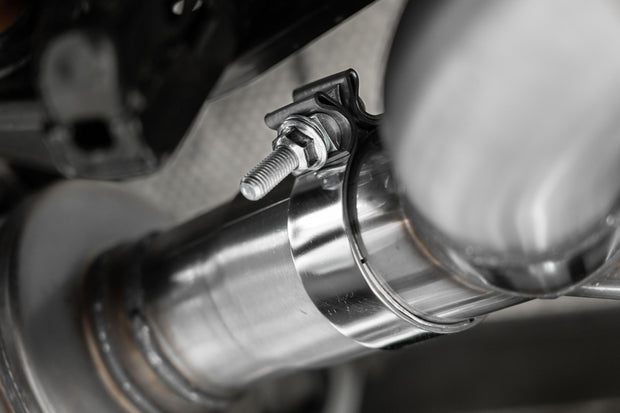 2023-Up Toyota Corolla GR 1.6L Armor Pro T304 Stainless Steel 3 Inch Cat-Back Dual Split Rear with Carbon Fiber Tips MBRP