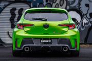 2023-Up Toyota Corolla GR 1.6L Armor Pro T304 Stainless Steel 3 Inch Cat-Back Dual Split Rear with Carbon Fiber Tips MBRP