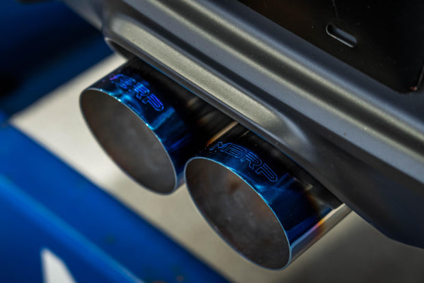 2023-Up Toyota Corolla GR 1.6L Armor Pro T304 Stainless Steel 3 Inch Cat-Back Dual Center Rear Exit with Burnt End Tips MBRP