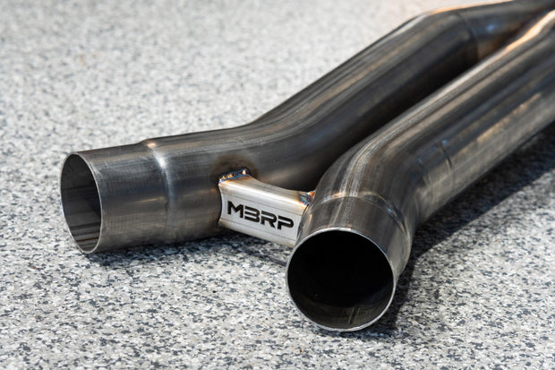 2021-Up BMW M4 G82/ M3 G80 3.0L Coupe and Sedan T304 Stainless Steel 3 Inch Resonator Bypass X-Pipe MBRP