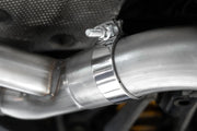 2019-2021 BMW M2 Competition 3.0L Armor Pro T304 Stainless Steel 3 Inch Resonator-Back Dual Rear Quad Outlet with Carbon Fiber Tips Active Profile MBRP