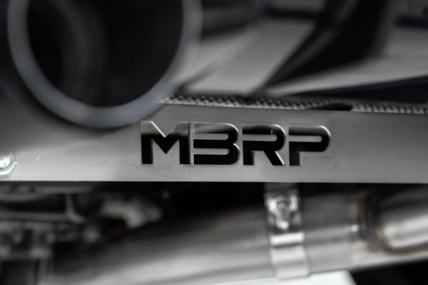 2019-2021 BMW M2 Competition 3.0L Armor Pro T304 Stainless Steel 3 Inch Resonator-Back Dual Rear Quad Outlet with Carbon Fiber Tips Active Profile MBRP