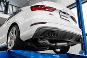Audi 3 Inch Cat back Dual Rear Armor Pro Series For 15-20 Audi S3 MBRP