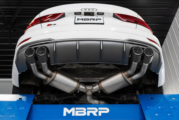 Audi 3 Inch Cat back Dual Rear Armor Pro Series For 15-20 Audi S3 MBRP