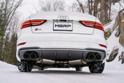 Audi 3 Inch Cat back Carbon Fiber Tips Armor Pro Series For 15-20 Audi S3 MBRP