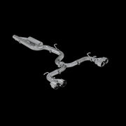 2015-2019 Volkswagen Golf Armor Pro Series 3 Inch Cat Back Quad Split Rear T304 Stainless Steel Exit Exhaust MBRP