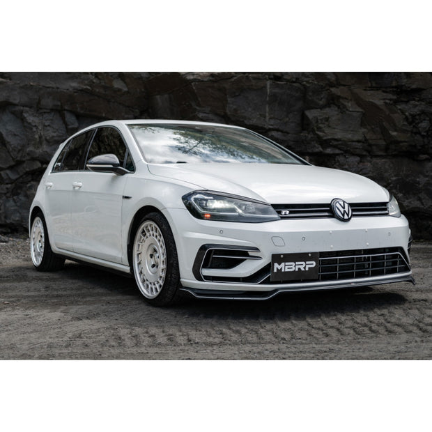 2015-2019 Volkswagen Golf Armor Pro Series 3 Inch Cat Back Quad Split Rear T304 Stainless Steel Exit Exhaust MBRP