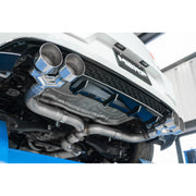 2015-2019 Volkswagen Golf Armor Pro Series 3 Inch Cat Back Quad Split Rear T304 Stainless Steel Exit Exhaust MBRP