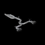 2015-2019 Volkswagen Golf Armor Pro Series 3 Inch Cat Back Quad Split Rear T304 Stainless Steel with Carbon Fiber Tips Exhaust System MBRP