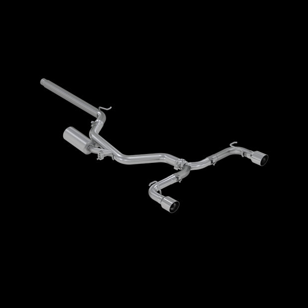 2015-2021 Volkswagen Golf Armor Pro Series 3 Inch Cat Back Dual Split Rear Exit T304 Stainless Steel Exhaust System MBRP