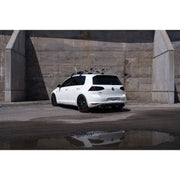 2015-2021 Volkswagen Golf Armor Pro Series 3 Inch Cat Back Dual Split Rear Exit T304 Stainless Steel with Carbon Fiber Tips Exhaust System MBRP