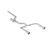 2022-Up Volkswagen Jetta GLI 2.0 TSI T304 Stainless Steel 3 Inch Cat-Back 2.5 Inch Dual Split Rear Street Profile MBRP