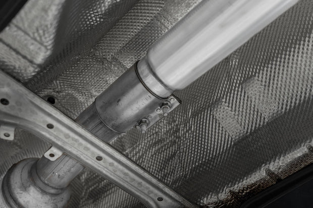 2022-Up Volkswagen Jetta GLI 2.0 TSI T304 Stainless Steel 3 Inch Cat-Back 2.5 Inch Dual Split Rear with Carbon Fiber Tips Street Profile MBRP