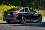 2022-Up Volkswagen Jetta GLI 2.0 TSI T304 Stainless Steel 3 Inch Cat-Back 2.5 Inch Dual Split Rear with Carbon Fiber Tips Street Profile MBRP
