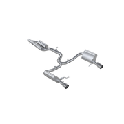 2017-19 Volkswagen Golf Sportwagen and Alltrack 1.8T Armor Pro T304SS 3 Inch Cat-Back, 2.5 Inch Dual Split Rear, Factory Through Bumper MBRP