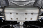 2022-Up Audi S3 2.0L Armor Pro 3 Inch Cat-Back 2.5 Inch Quad Rear Exit Active Exhaust System with Carbon Fiber Tips MBRP