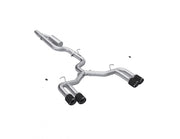 2022-Up Audi S3 Armor Pro 3 Inch Cat-Back Exhaust System with Quad Carbon Fiber Tips, Valve Delete MBRP
