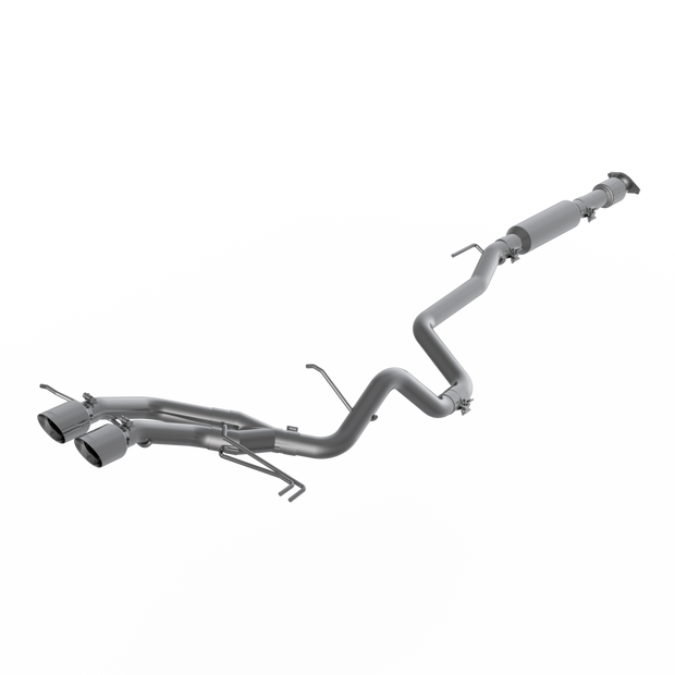 2.5 Inch Cat Back Exhaust System Dual Exit For 13-18 Hyundai Veloster Turbo Aluminized Steel With Tips MBRP