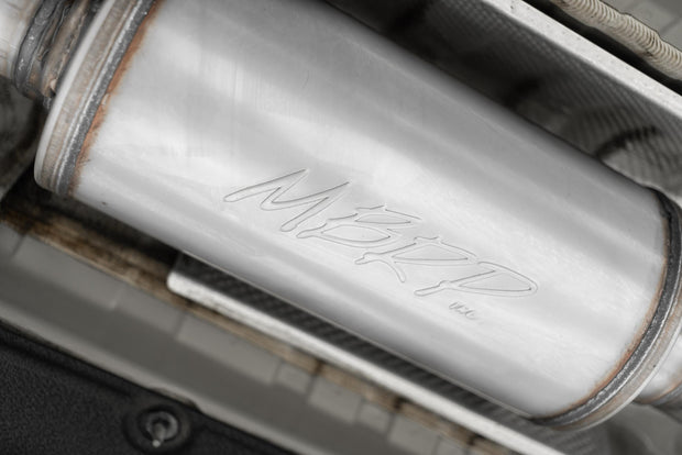 2019-2021 Hyundai Veloster Armor Lite Aluminized Steel 3 Inch Cat Back Dual Split Center Rear Exit Exhaust Sytem MBRP