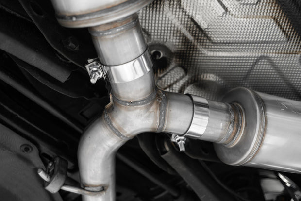 3 inch Cat-Back Dual Split Rear (2) 5 inch OD Tips Included 19-22 Hyundai Veloster N Aluminized Steel MBRP