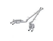 2022-2024 Kia Stinger 3.3L AWD/RWD 2.5 Inch Cat-Back Dual Split Rear Quad Outlet T304 Stainless Steel Active Exhaust MBRP