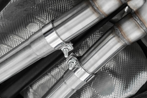 2022-2024 Kia Stinger 3.3L AWD/RWD 2.5 Inch Cat-Back Dual Split Rear Quad Outlet T304 Stainless Steel Active Exhaust MBRP