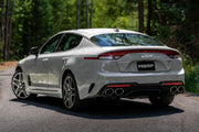 2022-2024 Kia Stinger 3.3L AWD/RWD 2.5 Inch Cat-Back Dual Split Rear Quad Outlet T304 Stainless Steel Active Exhaust MBRP