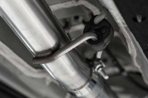 2022-2025 Hyundai Elantra N 2.0L Turbo Armor Pro T304 Stainless Steel 3 Inch Cat-Back Dual Split Rear with Carbon Fiber Tips Active MBRP