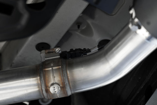 2022-2025 Hyundai Elantra N 2.0L Turbo Armor Pro T304 Stainless Steel 3 Inch Cat-Back Dual Split Rear with Carbon Fiber Tips Active MBRP