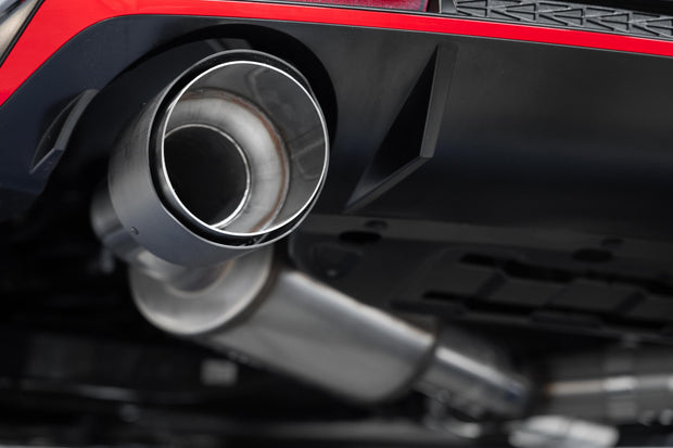 2022-2025 Hyundai Elantra N 2.0L Turbo Armor Pro T304 Stainless Steel 3 Inch Cat-Back Dual Split Rear with Carbon Fiber Tips Active MBRP