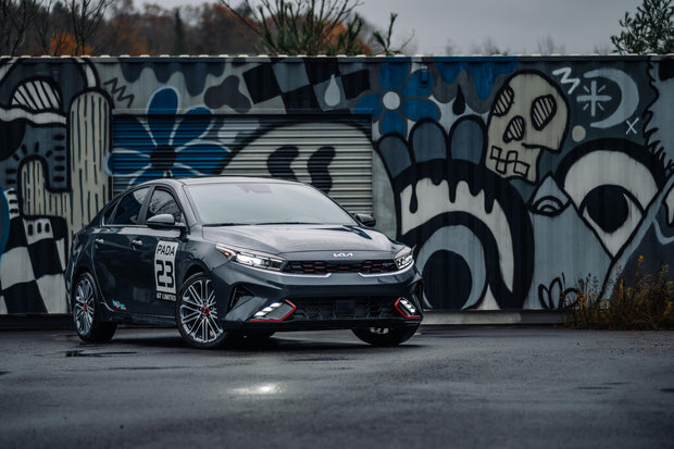 22-24 Kia Forte GT 1.6L Turbo Sedan 2.5 Inch Axle-Back Exhaust System, Armor Lite, Aluminized Steel Dual Split with Quad Exhaust Tips, MBRP