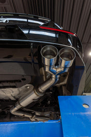 2021-Up Hyundai Elantra N-Line 1.6L Armor Pro 3 Inch Axle-Back Single Rear Exit with Dual Outlet Carbon Fiber Tip MBRP