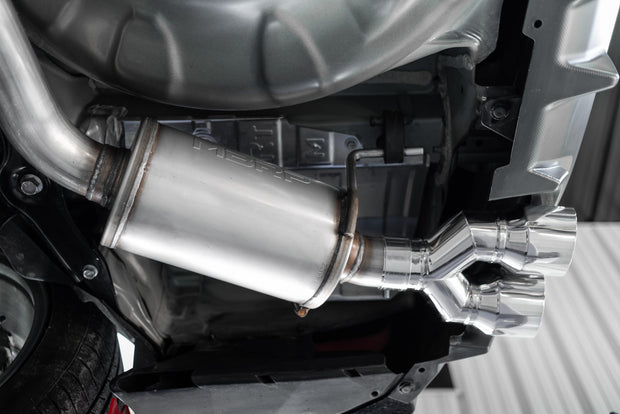 Subaru 3 Inch Cat Back Exhaust System Dual Split Rear-Quad Tips For 11-21 Subaru Impreza WRX Armor Pro MBRP