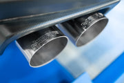 Subaru 3 Inch Cat Back Exhaust System Dual Split Rear-Quad Tips For 11-21 Subaru Impreza WRX Armor Pro MBRP