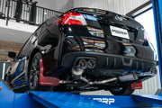 Subaru 3 Inch Cat Back Exhaust System Dual Split Rear-Quad Tips For 11-21 Subaru Impreza WRX Armor Pro MBRP