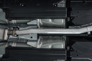 Armor Pro Subaru 3 Inch Cat Back Exhaust System Dual Split Rear-Quad Carbon Fiber Tips For 11-21 Subaru Impreza WRX MBRP