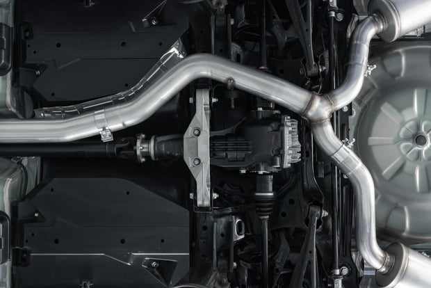 Armor Pro Subaru 3 Inch Cat Back Exhaust System Dual Split Rear-Quad Carbon Fiber Tips For 11-21 Subaru Impreza WRX MBRP