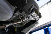 Armor Pro Subaru 2.5 Inch Axle Back Dual Split Rear-Quad Tips For 11-21 Subaru Impreza WRX MBRP