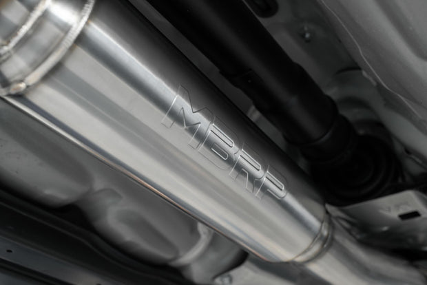 Subaru 3 Inch Cat Back Exhaust System Dual Split Rear-Quad Tips For 11-21 Subaru Impreza WRX Armor Pro MBRP