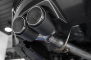 Subaru 3 Inch Cat Back Exhaust System Dual Split Rear-Quad Tips For 11-21 Subaru Impreza WRX Armor Pro MBRP