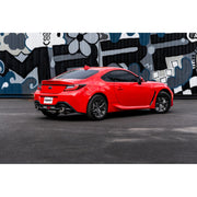 13-up Subaru BRZ 17-up Toyota GR86 and 13-16 Scion FR-S T304 3 Inch Cat-Back Dual Split Rear Side Exit with Carbon Fiber Tips MBRP