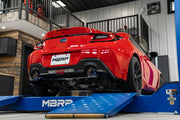 22-Up Subaru BRZ /Toyota GR86 2.4L T304 Stainless Steel 2.5 Inch Axle-Back Dual Split Rear with Carbon Fiber Tips MBRP