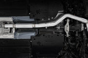 22-Up Subaru WRX 2.4L T304 Stainless Steel 3 Inch Cat-Back Dual Split Rear Quad Tips Race Profile MBRP