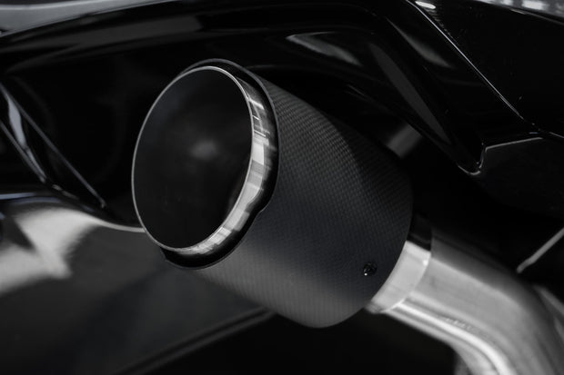 23-Up Acura Integra 1.5L and 22-Up Honda Civic SI 1.5L Armor Pro T304SS, 3 Inch Cat-Back, 2.5 Inch Dual Split Rear with Burnt End Tips MBRP