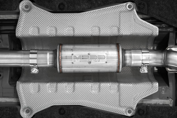 23-Up Acura Integra 1.5L and 22-Up Honda Civic SI 1.5L Armor Pro T304SS, 3 Inch Cat-Back, 2.5 Inch Dual Split Rear with CF Tips MBRP