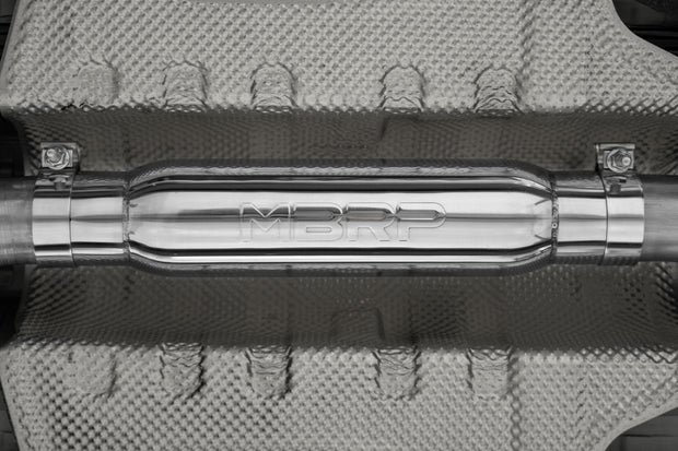 2024-up Acura Integra Type-S 2.0L 3 Inch Cat-Back Exhaust System, Armor Pro T304 Stainless Steel Triple Center Outlet with Burnt End Tips, Active Exhaust, MBRP