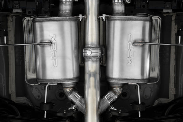 2024-up Acura Integra Type-S 2.0L 3 Inch Cat-Back Exhaust System, Armor Pro T304 Stainless Steel Triple Center Outlet with Burnt End Tips, Active Exhaust, MBRP