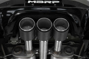 2024-up Acura Integra Type-S 2.0L 3 Inch Cat-Back Exhaust System, Armor Pro T304 Stainless Steel Triple Center Outlet with Carbon Fiber Tips, Active Exhaust, MBRP