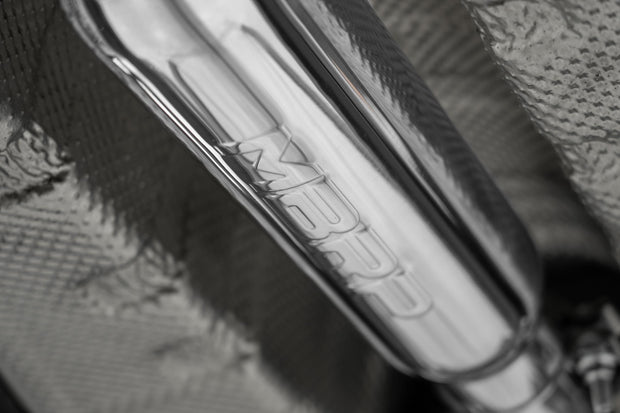 2024-up Acura Integra Type-S 2.0L 3 Inch Cat-Back Exhaust System, Armor Pro T304 Stainless Steel Triple Center Outlet with Carbon Fiber Tips, Active Exhaust, MBRP